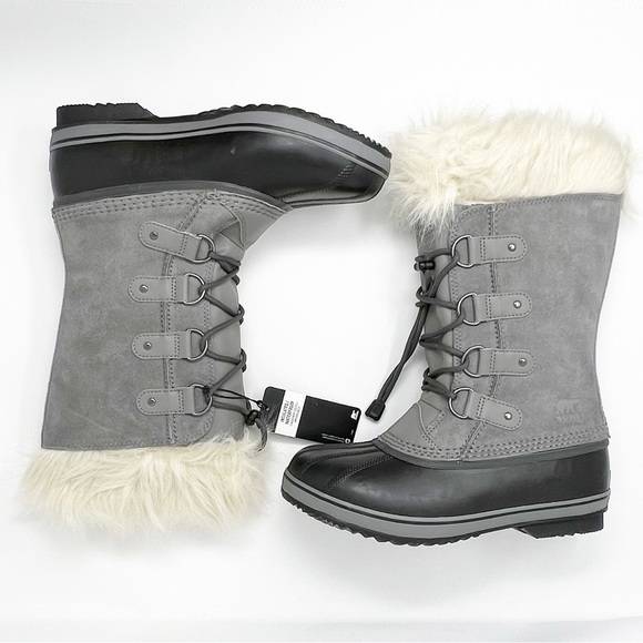 Sorel Youth Joan of Arctic WP Boots Quarry 6 - Picture 4 of 6